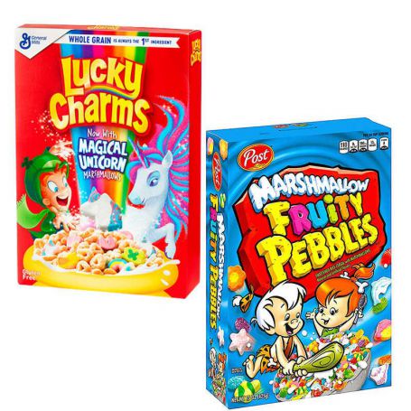 misil campo Sí misma Cereales sin gluten - lucky charms 297g-fruity pebbles marshmallow Pack