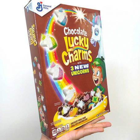 Lucky charms de chocolate, general mills