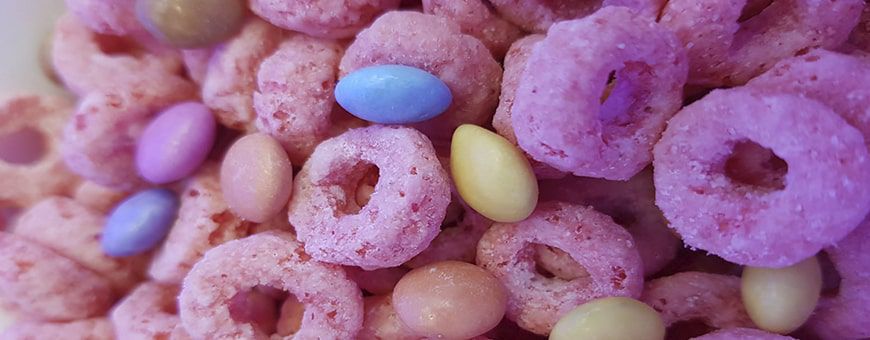 Cereales americanos Froot Loops, oreo, lucky charms, Reeses puff, capn crunch